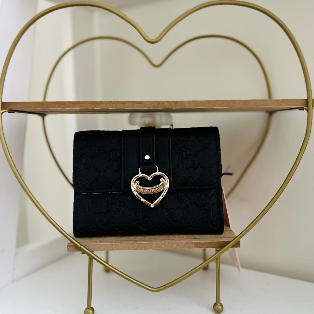 NWT Juicy Couture My Heart Will Go On Double Sided Trifold
